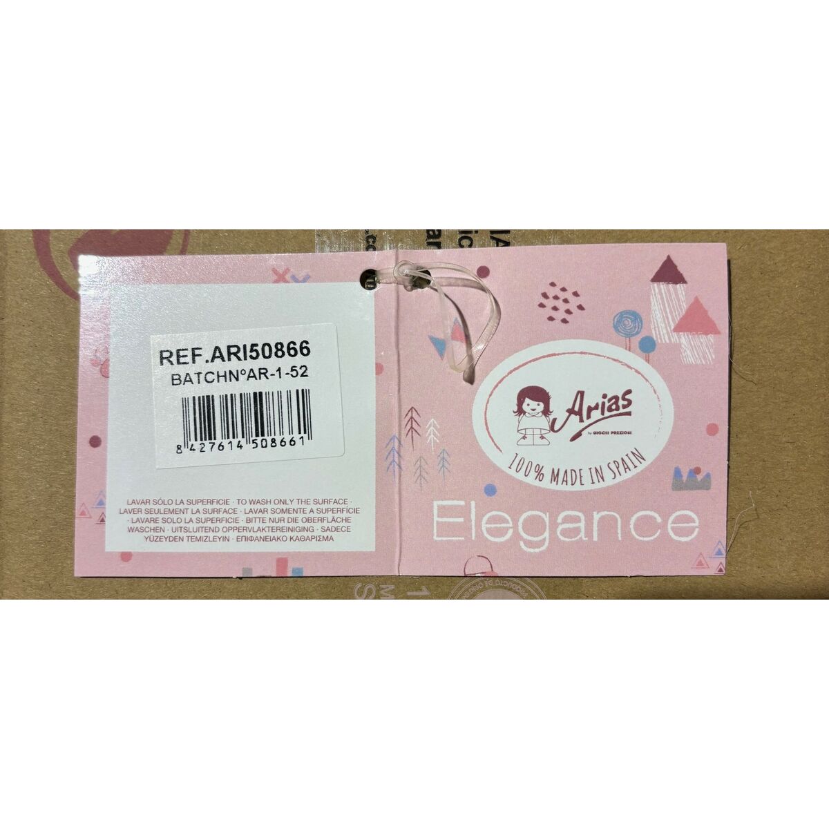 Păpușă bebeluș Arias Elegance