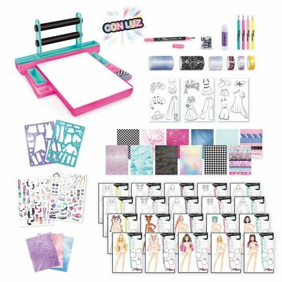 Creioane Canal Toys Albastru Roz Plastic