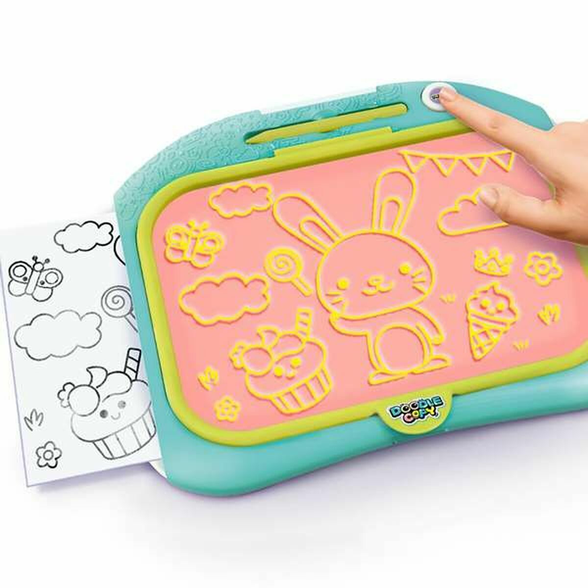 Tablă 2 în 1 Canal Toys Doodle Copy Albastru Plastic 40 x 33 x 6 cm