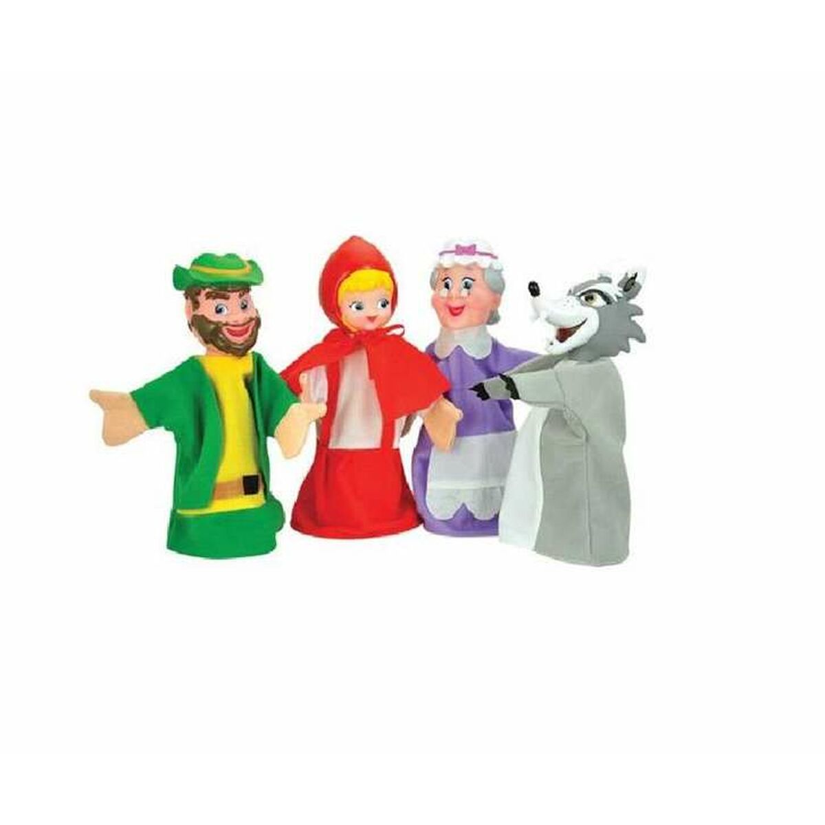 Marionetă de Pluș Colorbaby Scufița Roșie