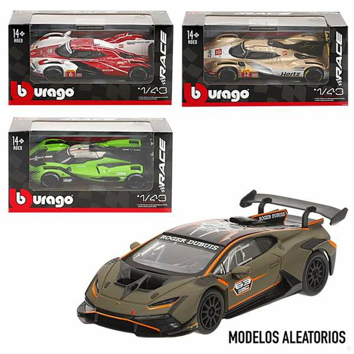Mașină Bburago Racing Series 2025 V1 1:43