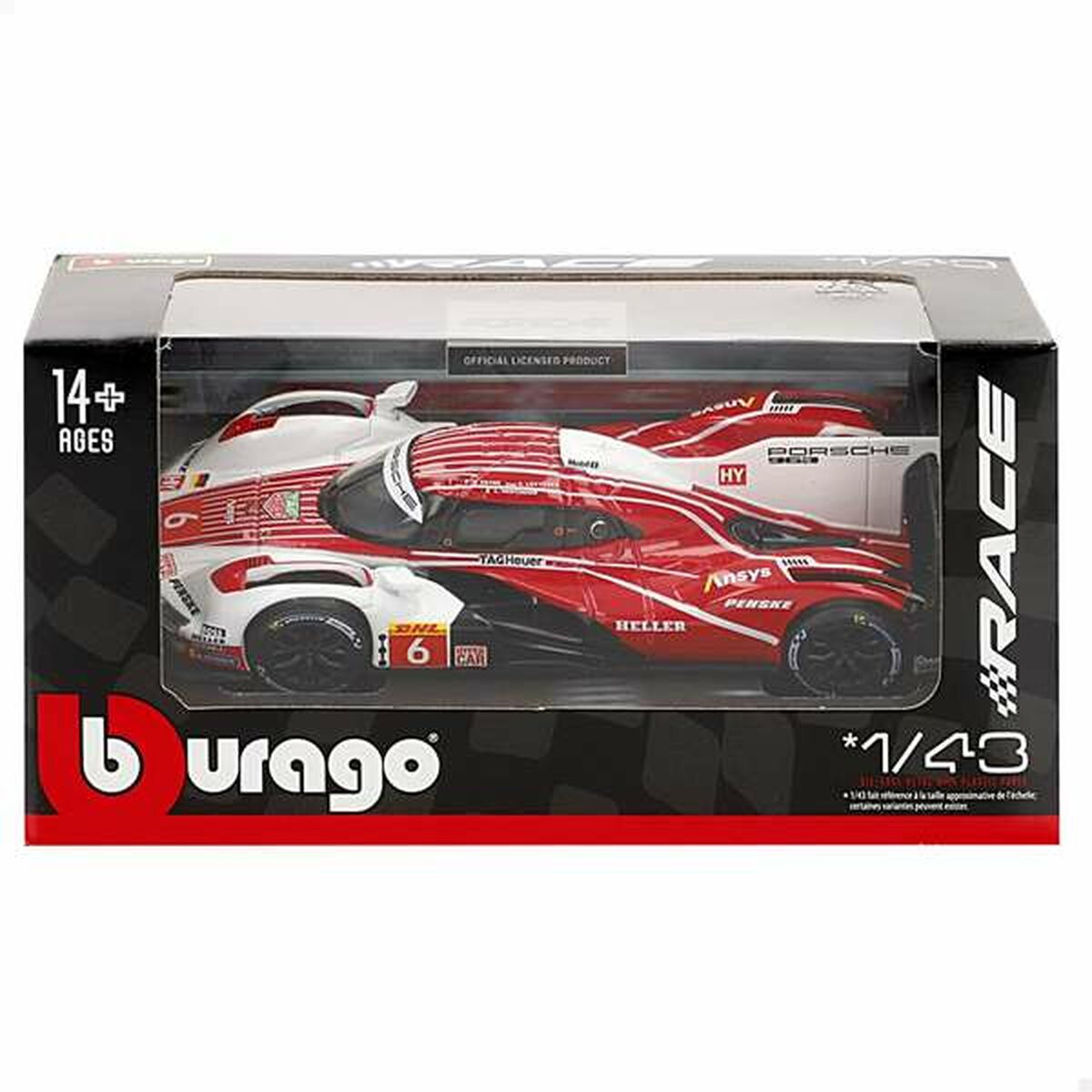 Mașină Bburago Racing Series 2025 V1 1:43