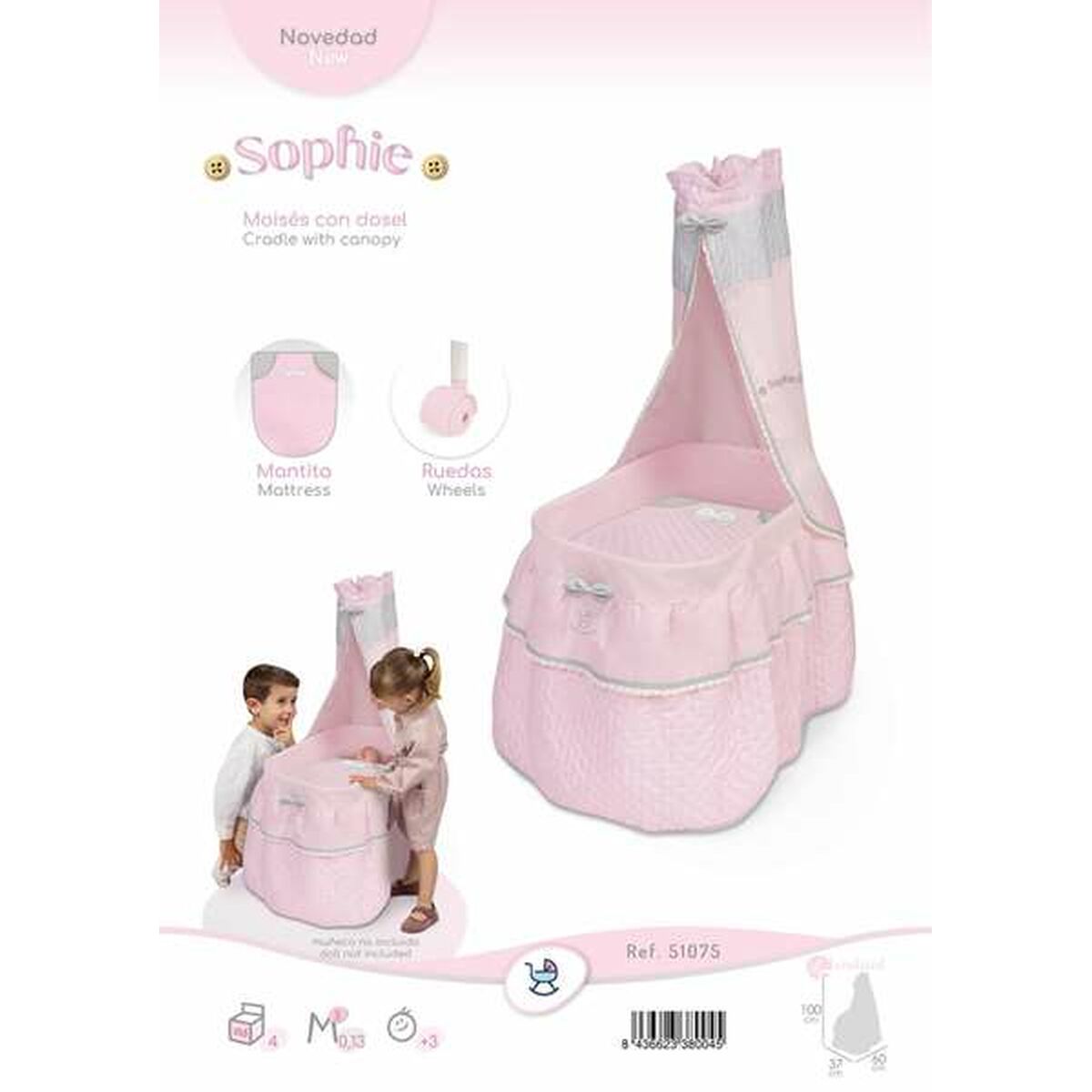 Pătuț pentru Păpuși Decuevas