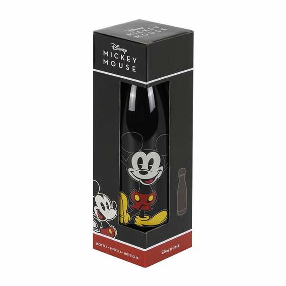 Sticlă (de pus lichide) Mickey Mouse Tritan  Negru 700 ml