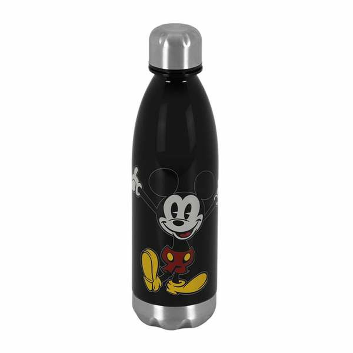 Sticlă (de pus lichide) Mickey Mouse Tritan  Negru 700 ml