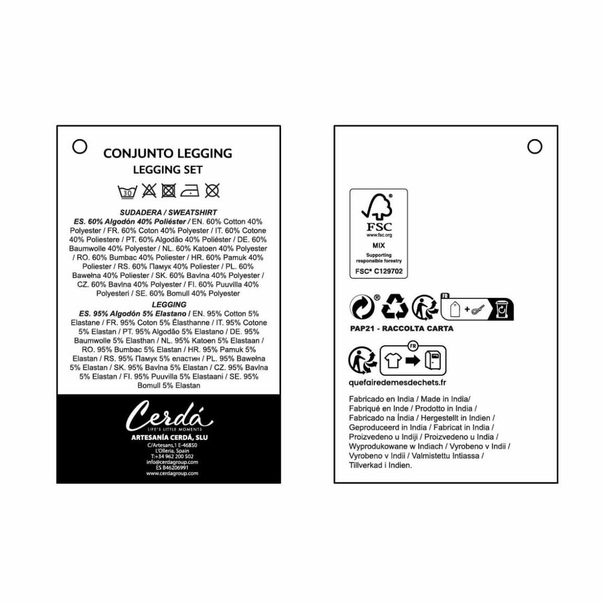 Set de lenjerie/haine Stitch Bej