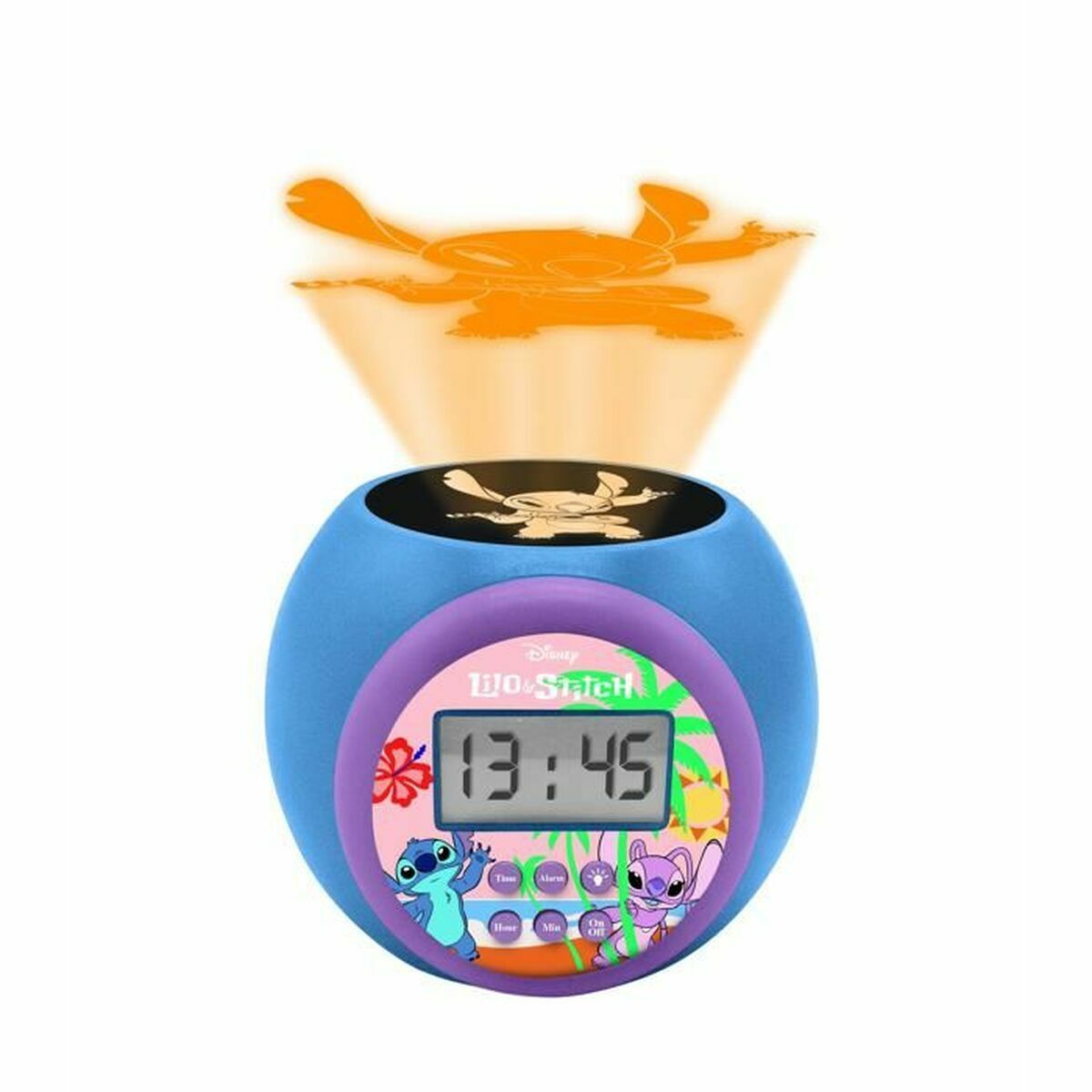 Radio Deșteptător cu Proiector LCD Lexibook Stitch