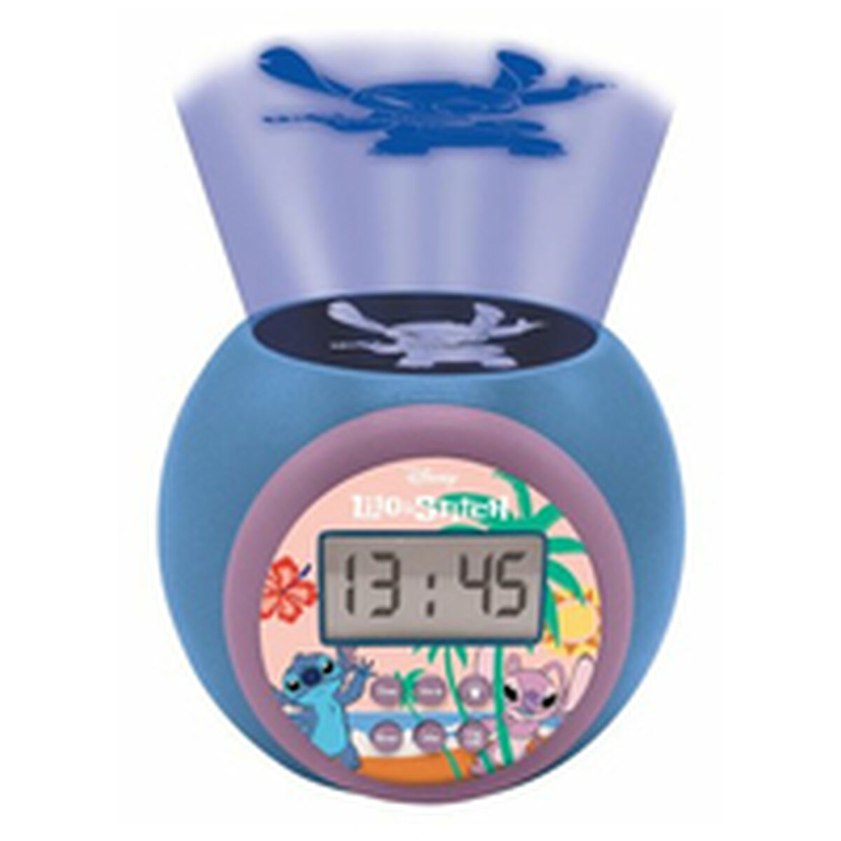 Radio Deșteptător cu Proiector LCD Lexibook Stitch