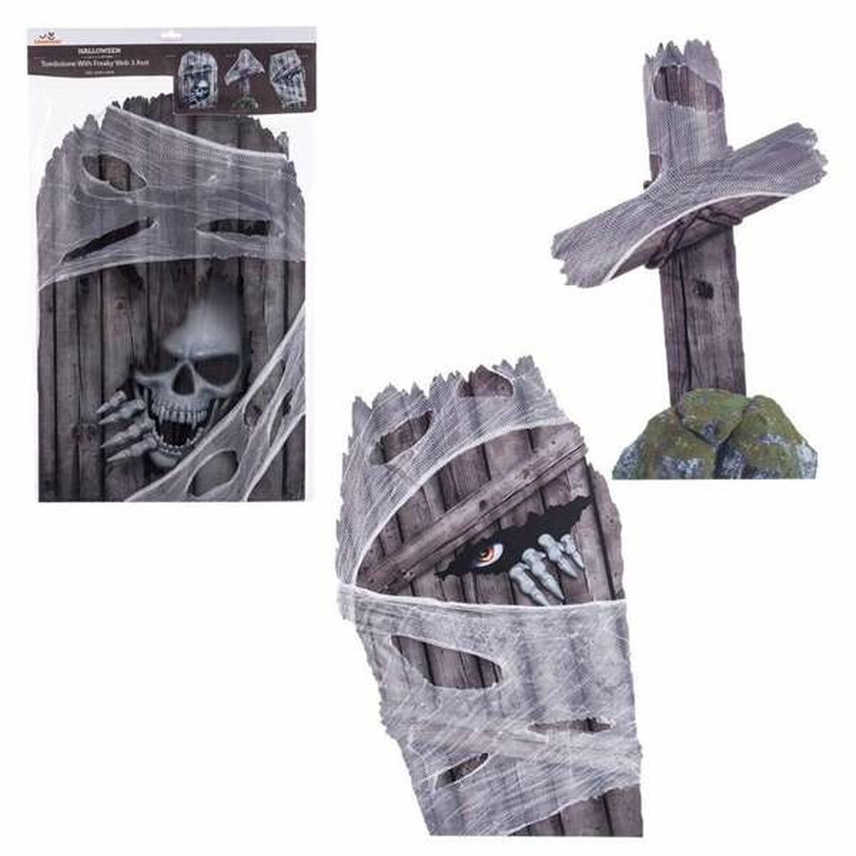 Decorațiune pentru Halloween My Other Me Piatră de Mormânt 39 X 0,5 X 59 Cm