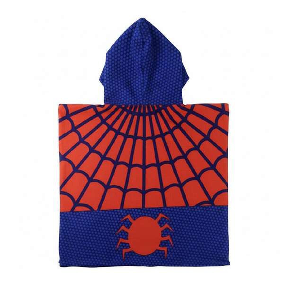 Prosop-Poncho cu Glugă Spider-Man Roșu 55 x 77 cm