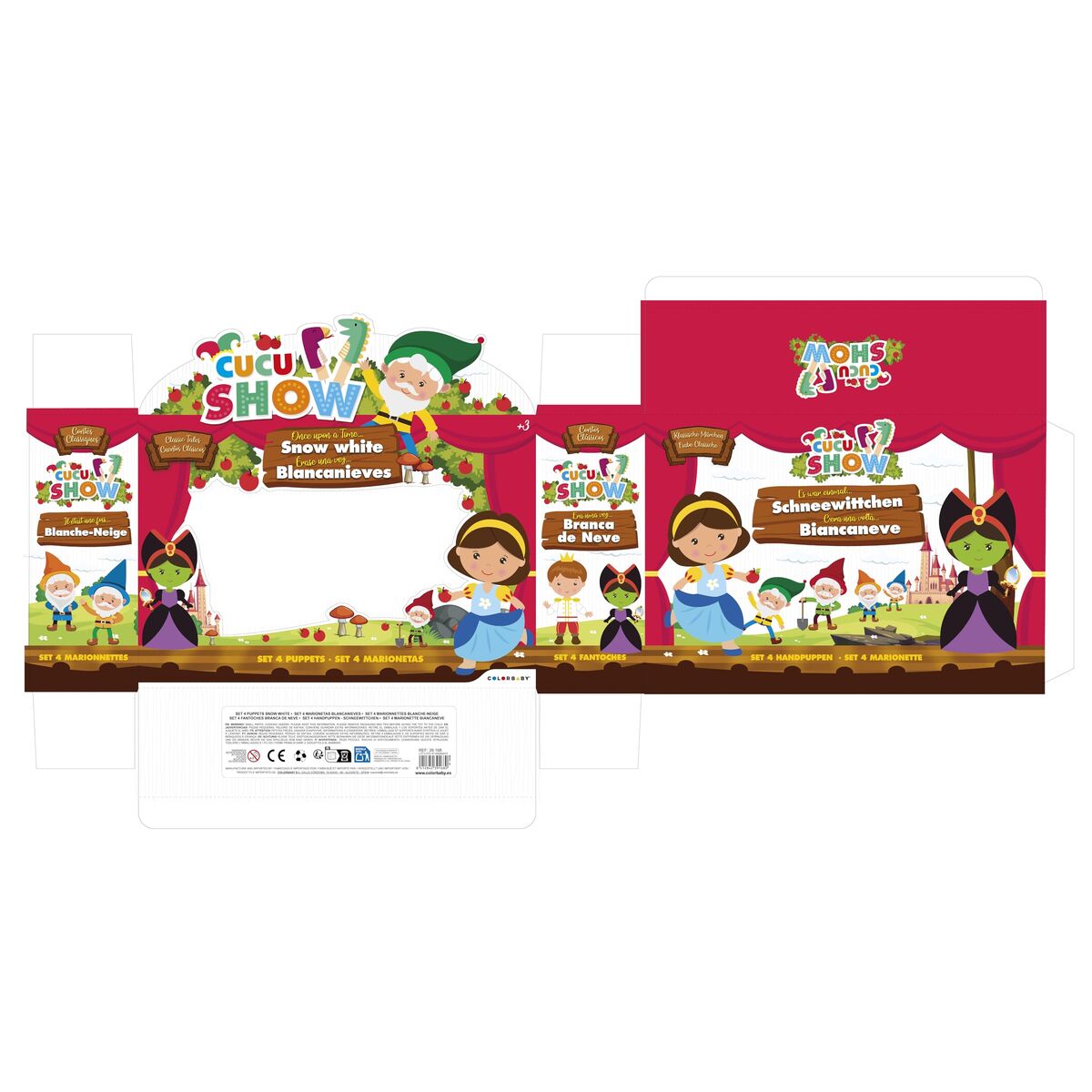 Păpușă din Cârpe Colorbaby 25cm Plastic