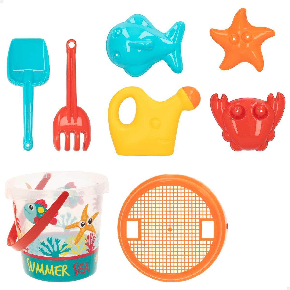 Set de jucării de plajă Colorbaby 18 cm