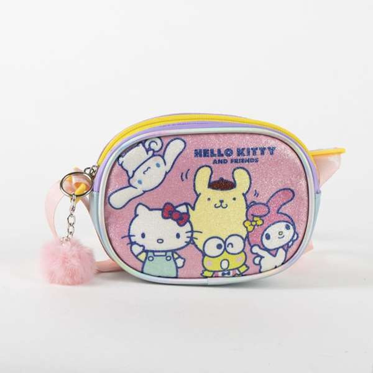 Geantă Bandulieră Hello Kitty Roz 14,5 x 10,5 x 4 cm