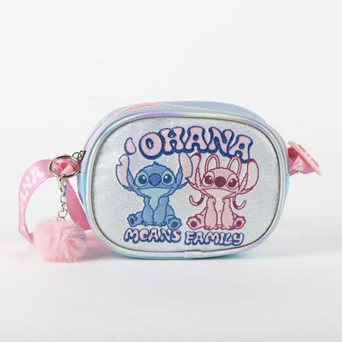 Geantă Bandulieră Stitch Albastru 14,5 x 10,5 x 4 cm