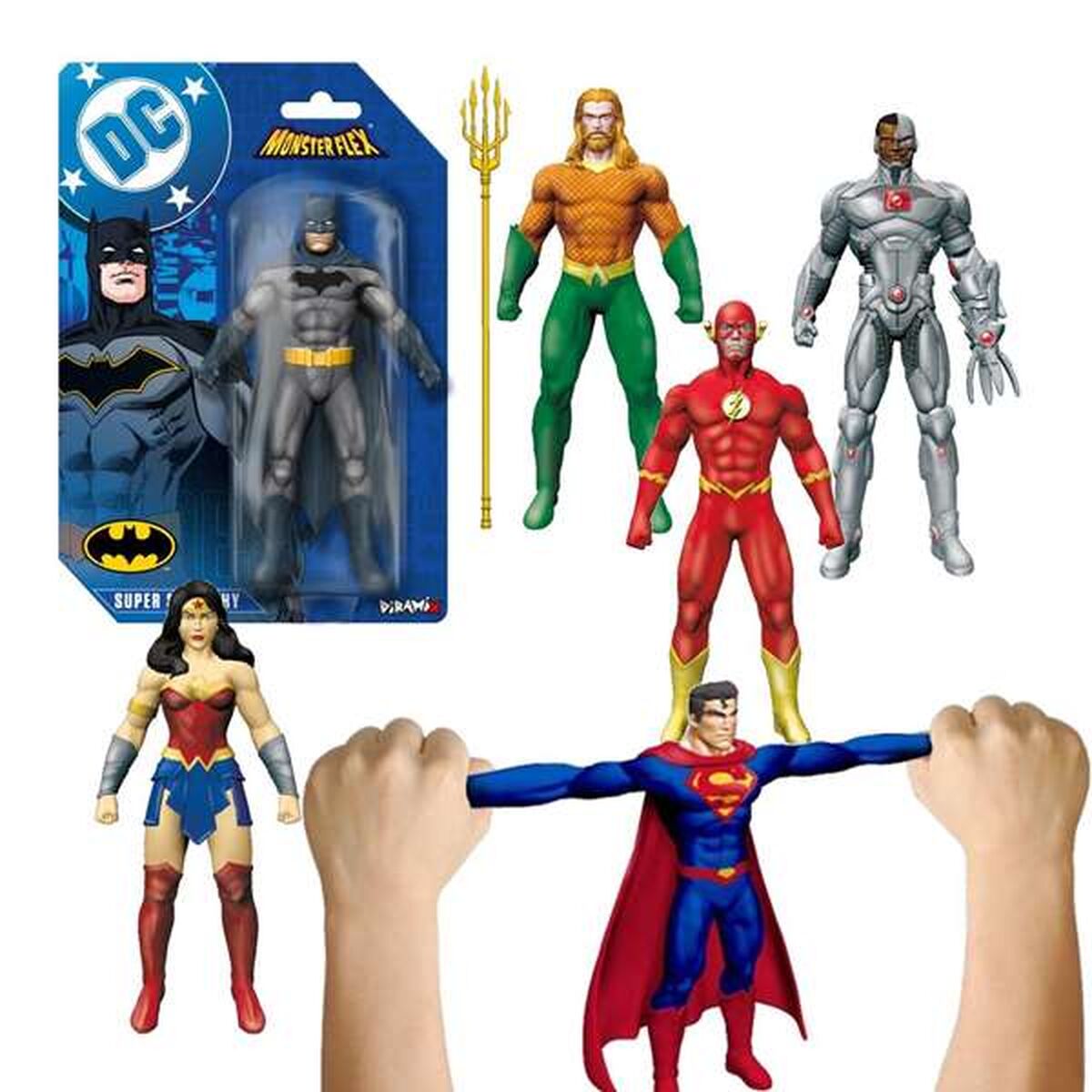 Figurină de Acțiune Bizak Monsterflex DC Comics Edicion