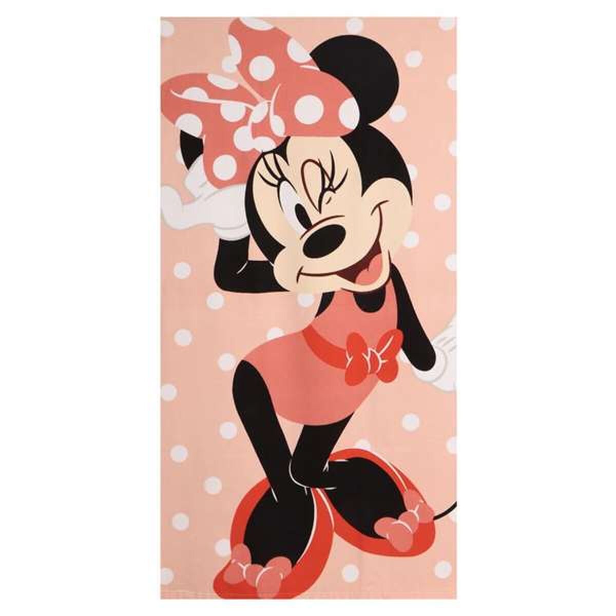 Prosop de Plajă Minnie Mouse 70 x 140 cm Coral