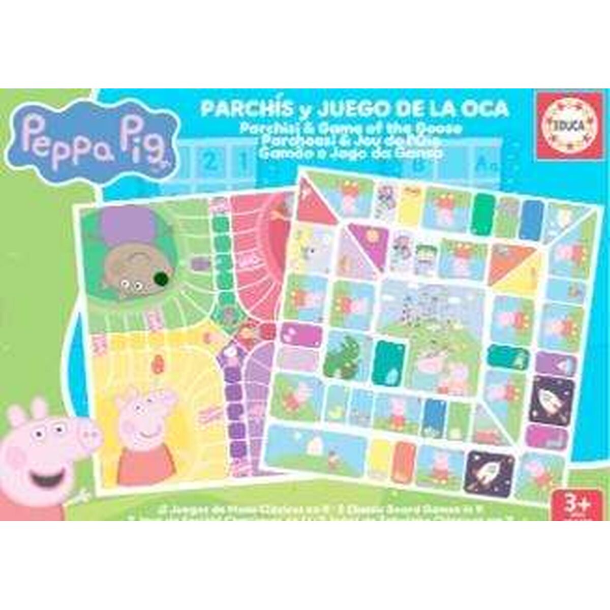 Tablă de Parchís și Oca Peppa Pig