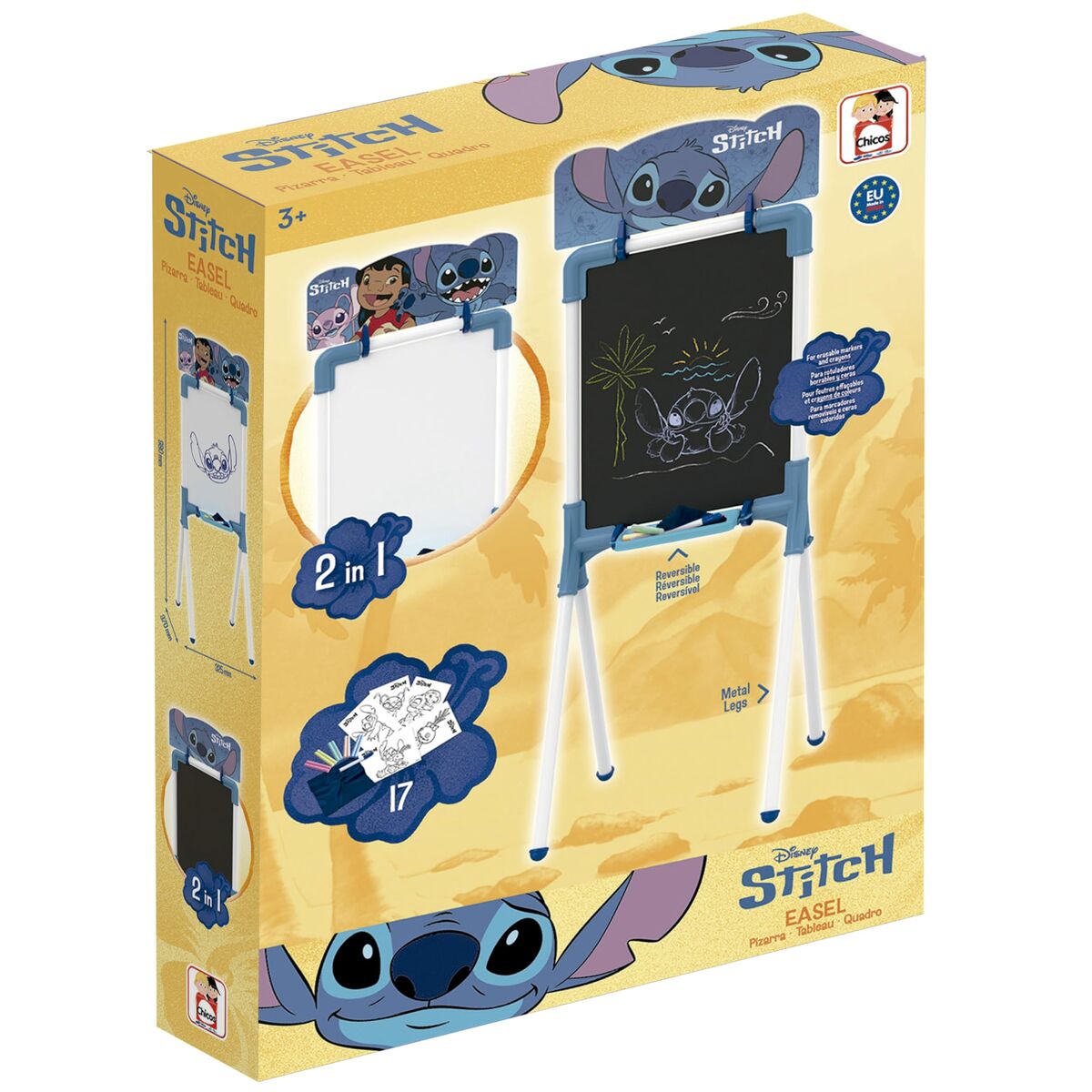 Tablă cu Două Fețe Chicos 37 x 32 x 98 cm