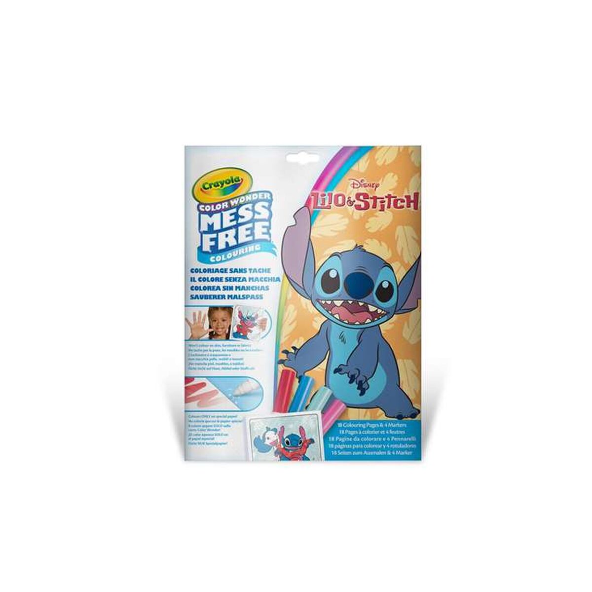 Joc Desenează și Colorează Crayola Lilo & Stitch Multicolor Plastic