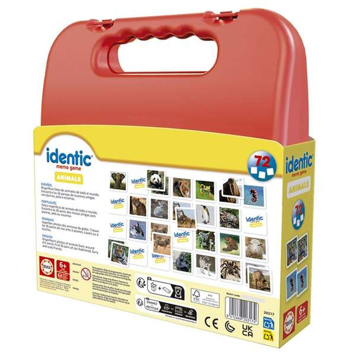 Joc de Memorie Educa Identic Memo Animals