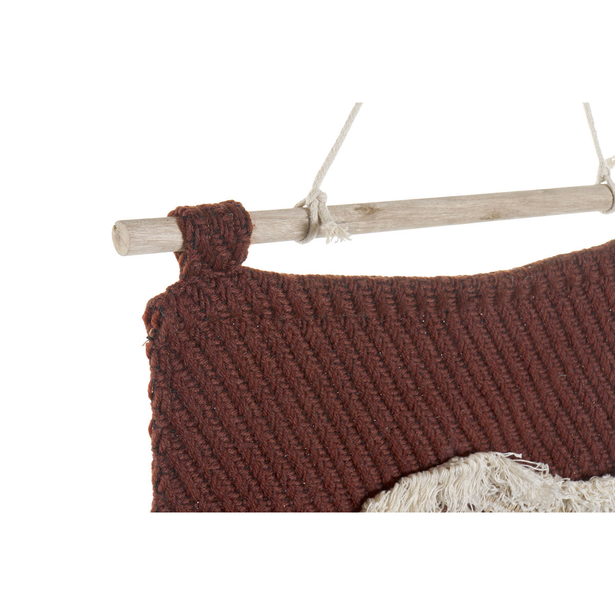 Decorațiune de Perete DKD Home Decor Roșu Natural Boho 45 x 2 x 115 cm