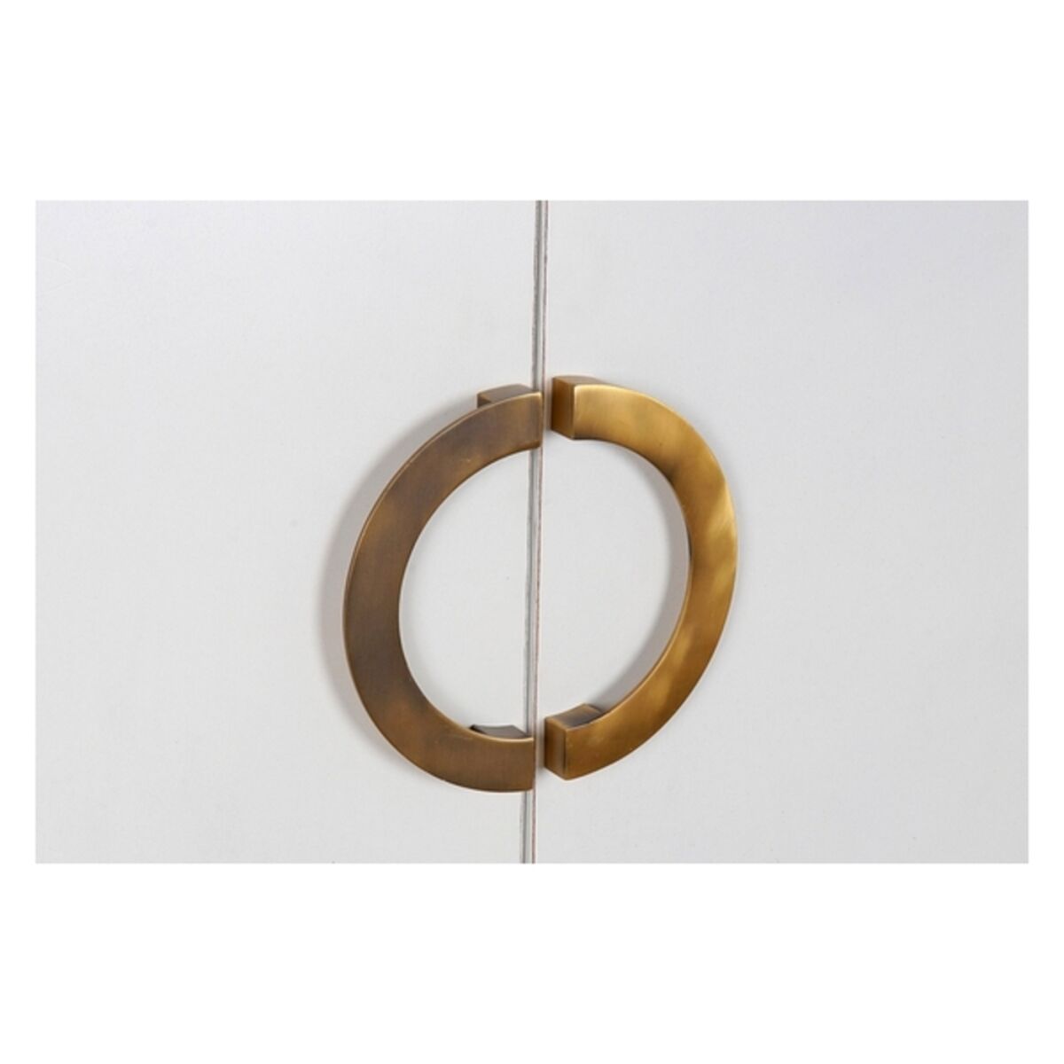 Dulap DKD Home Decor Alb Auriu* Metal Plop 120 x 50 x 175 cm