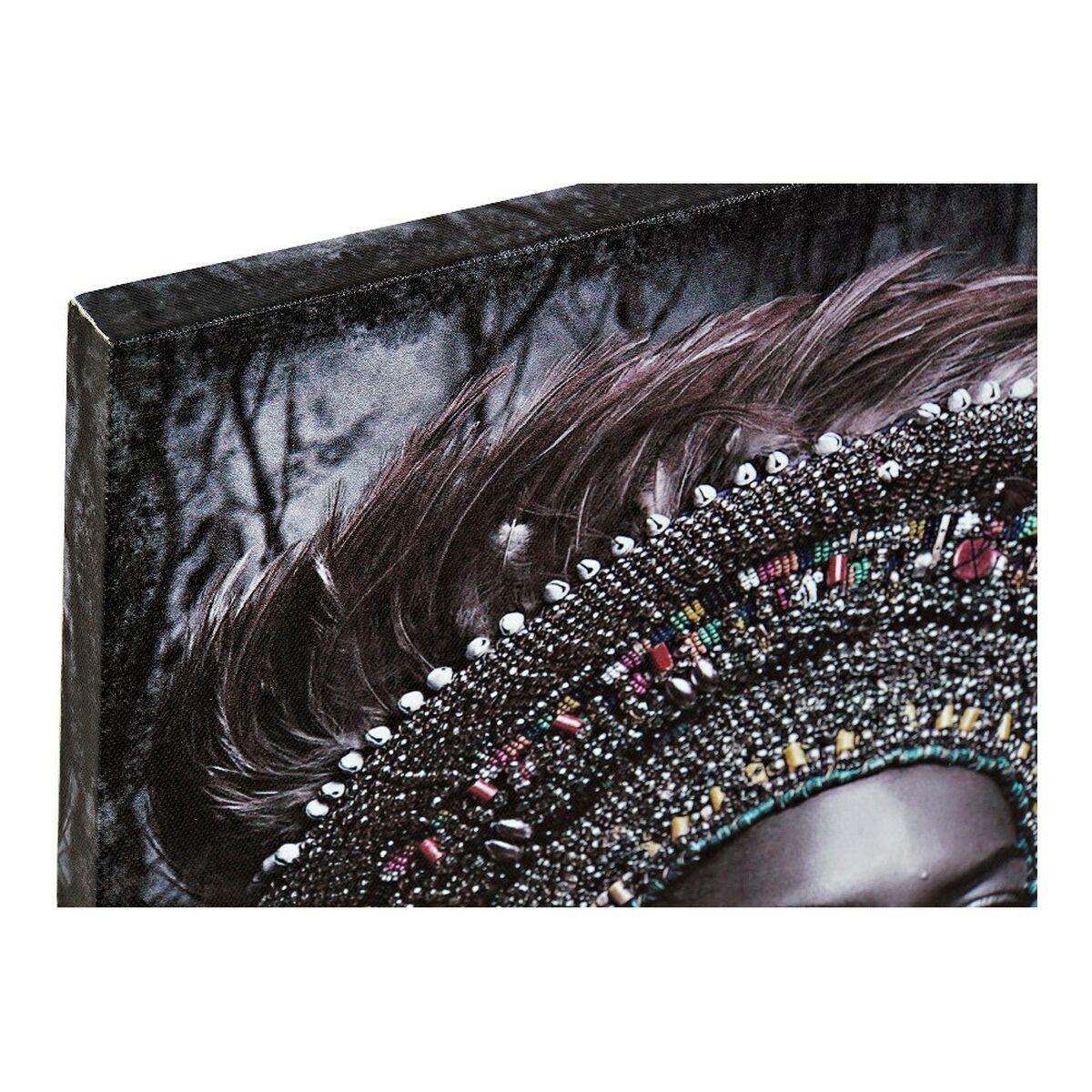 Pânză DKD Home Decor Pânză Lemn MDF 30 x 1,8 x 40 cm