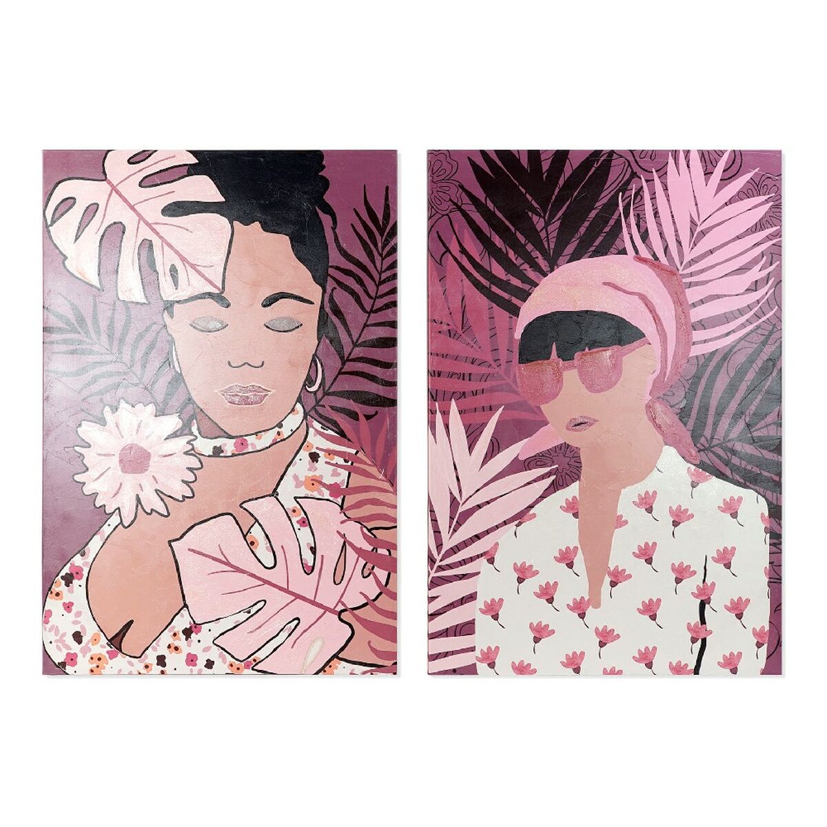 Pânză DKD Home Decor African Pin Pânză 80 x 3 x 120 cm