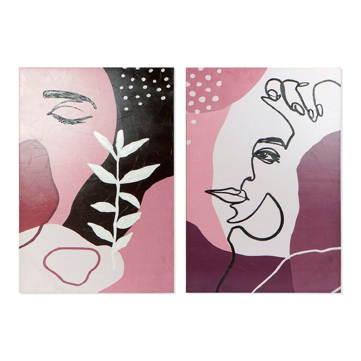 Pânză DKD Home Decor Eye Pin Pânză 80 x 3 x 120 cm