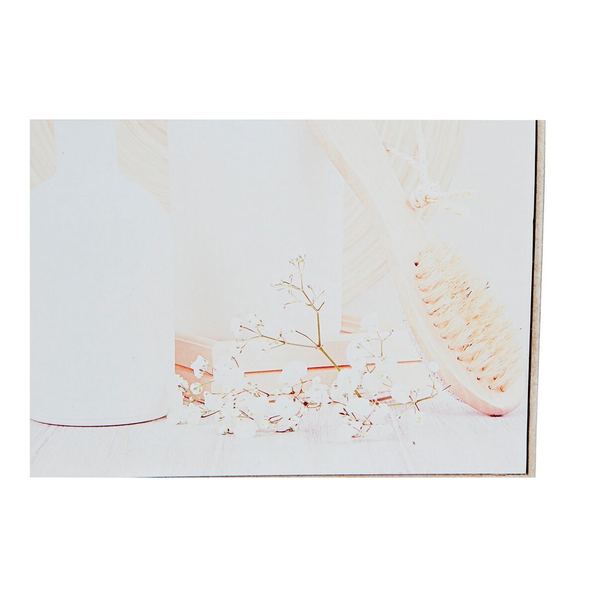 Dulap de chei DKD Home Decor 8424001797233 Lemn Lemn MDF Bej 2 Unități 46 x 6 x 32 cm