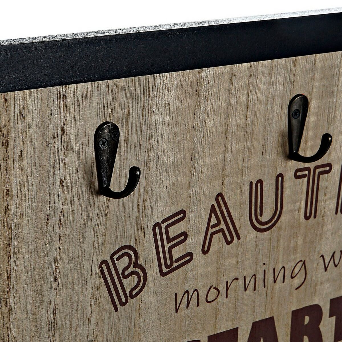 Cuier de perete DKD Home Decor 8424001775712 Lemn Rășină Lemn MDF Vintage 41 x 3 x 41 cm