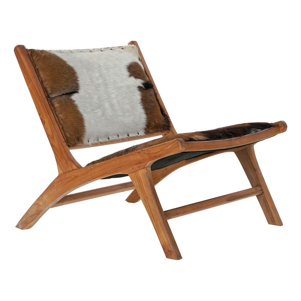 Fotoliu DKD Home Decor MB-182320 Tec Maro Piele Alb (65 x 78 x 68 cm)