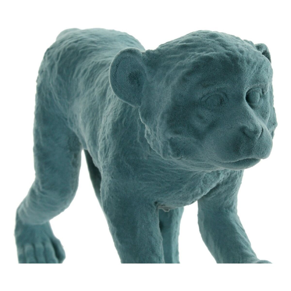 Figură Decorativă DKD Home Decor Verde Roz Maimuță Tropical 31 x 9,5 x 19 cm (2 Unități)