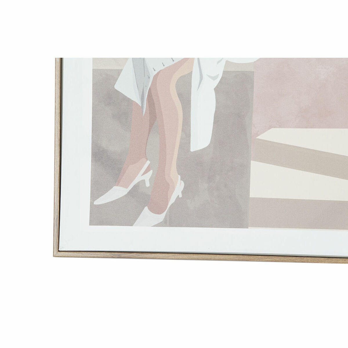 Pânză DKD Home Decor Pânză Lemn MDF 50 x 3 x 70 cm