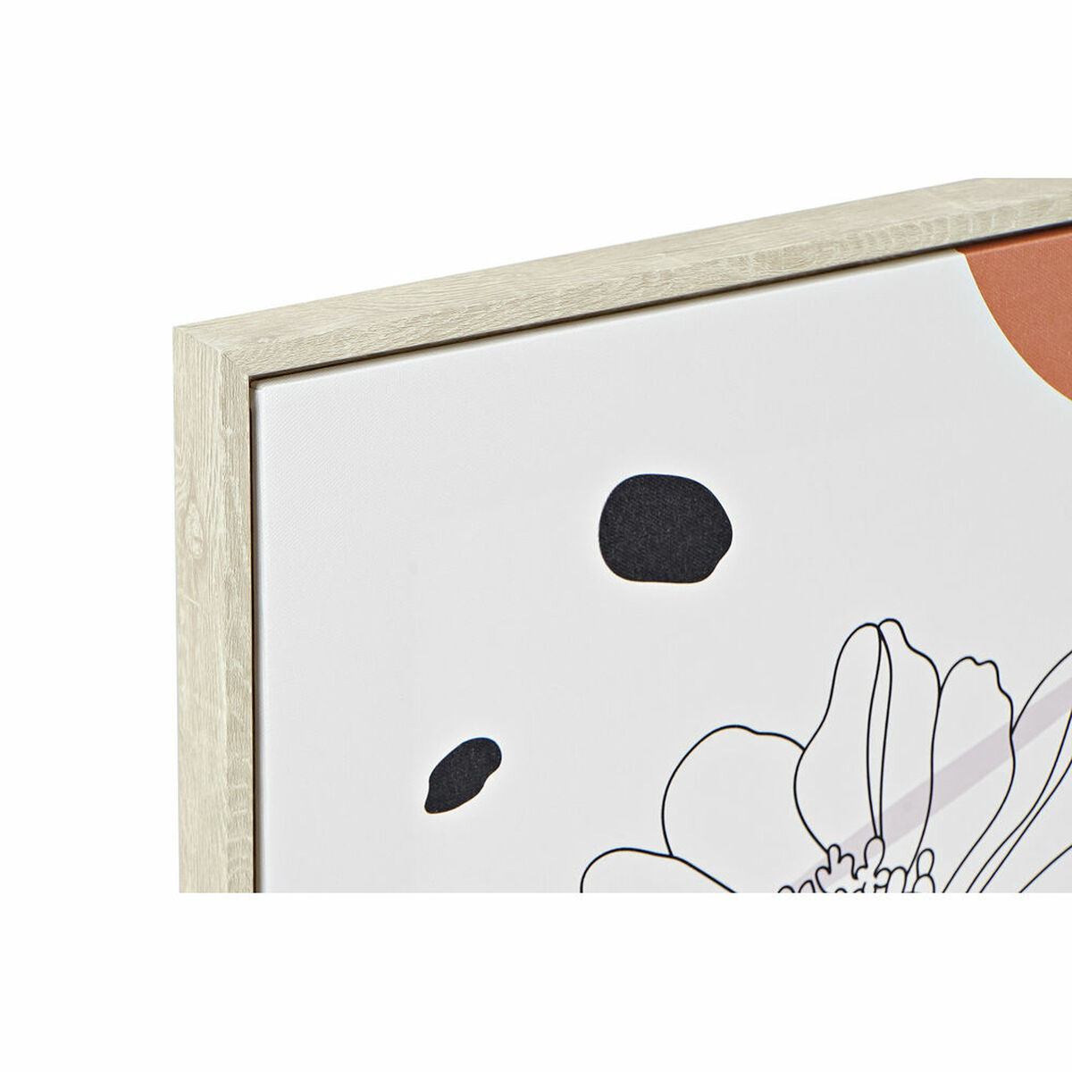 Pânză DKD Home Decor polistiren Pânză 40 x 2,5 x 50 cm (4 Piese)