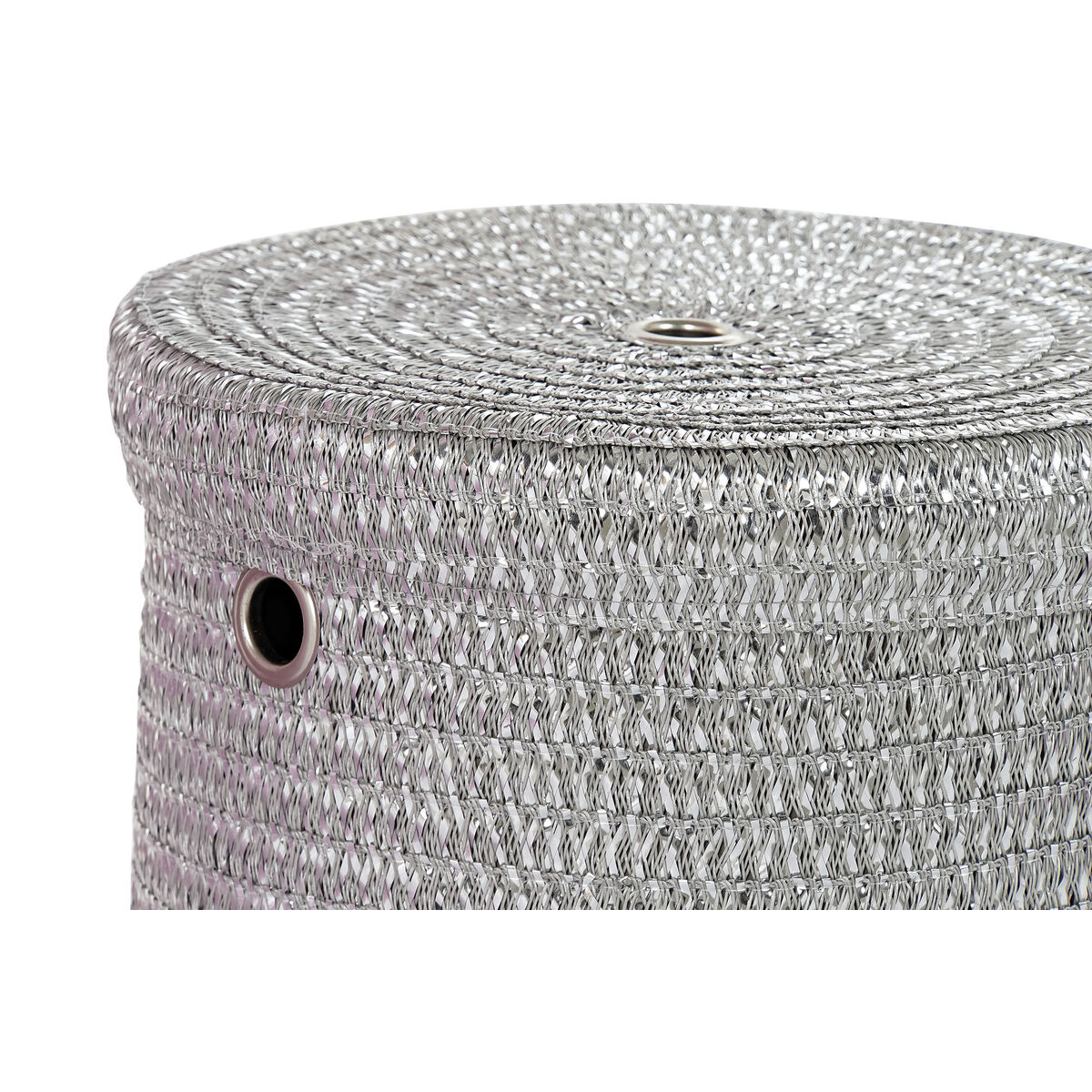 Coș Multifuncțional DKD Home Decor Gri Roz polipropilenă 42 x 42 x 52,5 cm 4 Kg