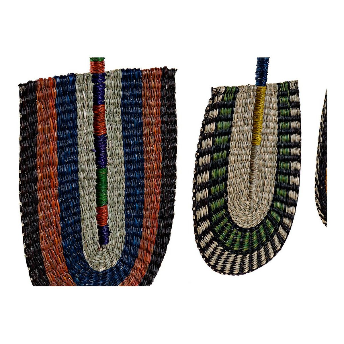 Decorațiune de Perete DKD Home Decor Multicolor Oriental 46 x 1 x 26 cm (4 Piese)