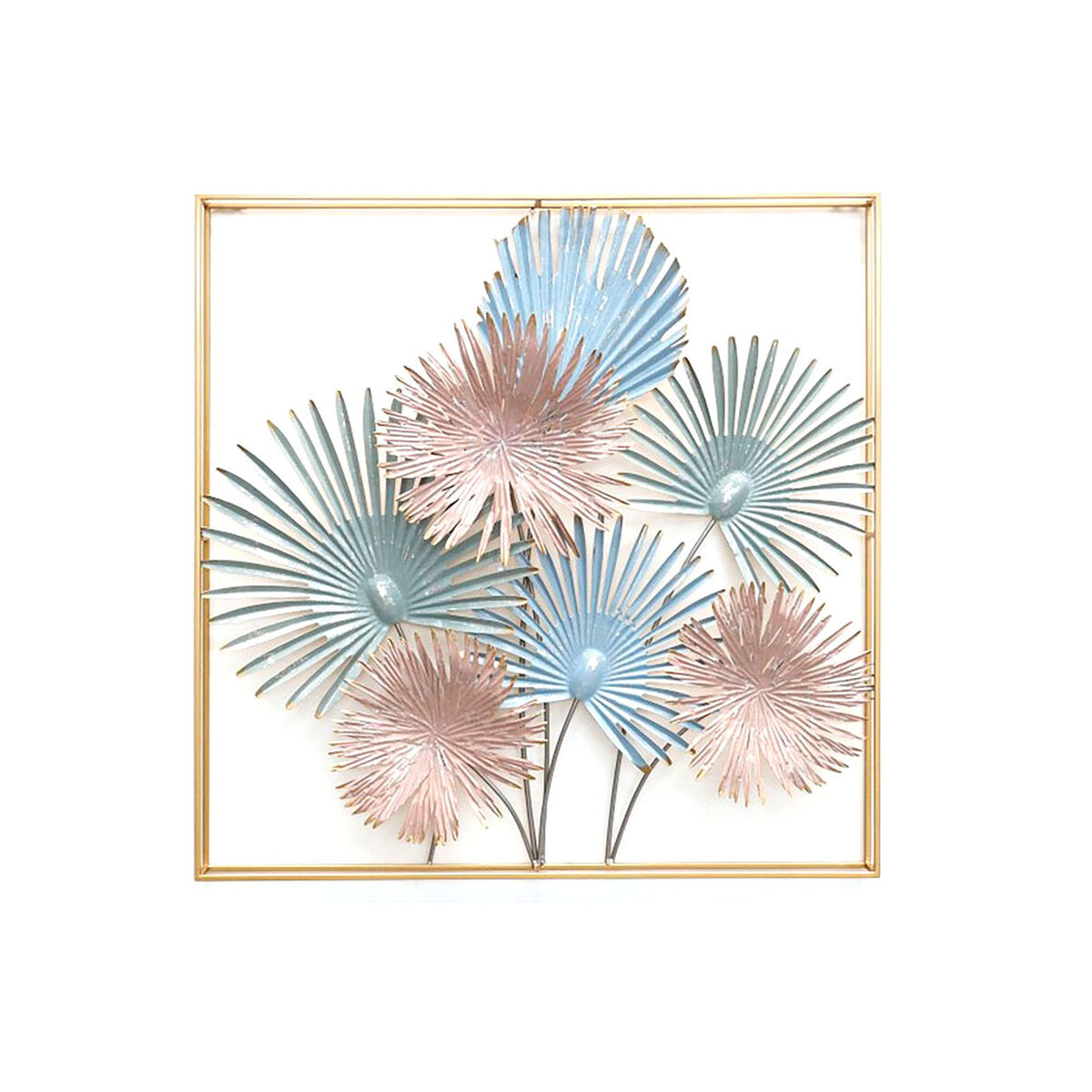 Decorațiune de Perete DKD Home Decor Metal (90 x 7 x 90 cm)