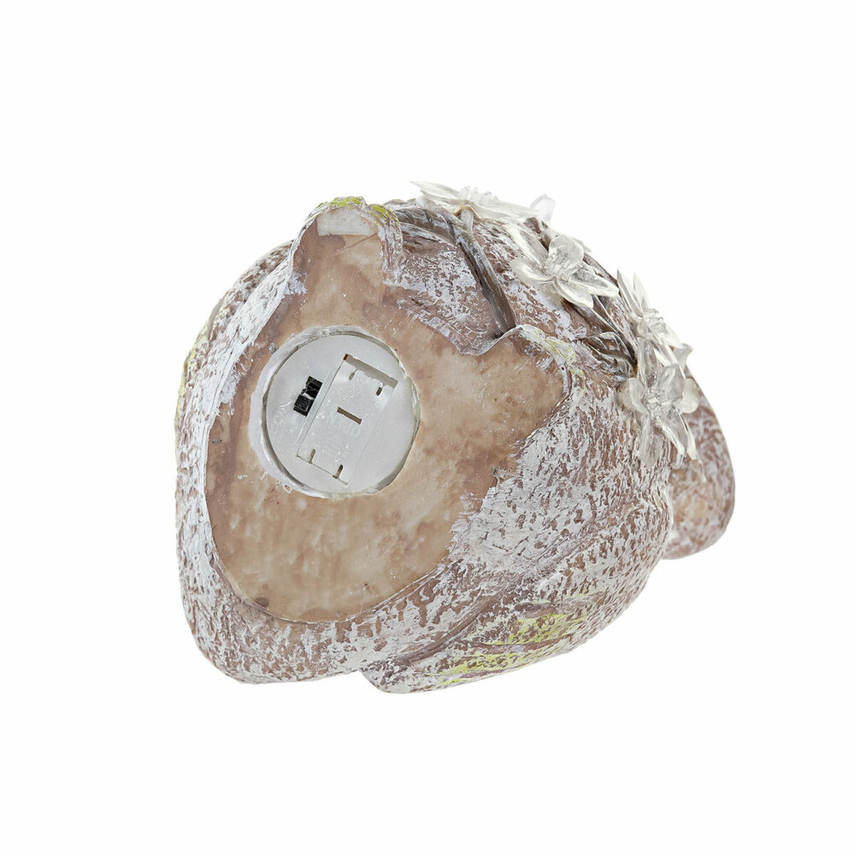 Figură Decorativă DKD Home Decor Verde Roz Natural animale Shabby Chic 20,5 x 10 x 17 cm (3 Piese)