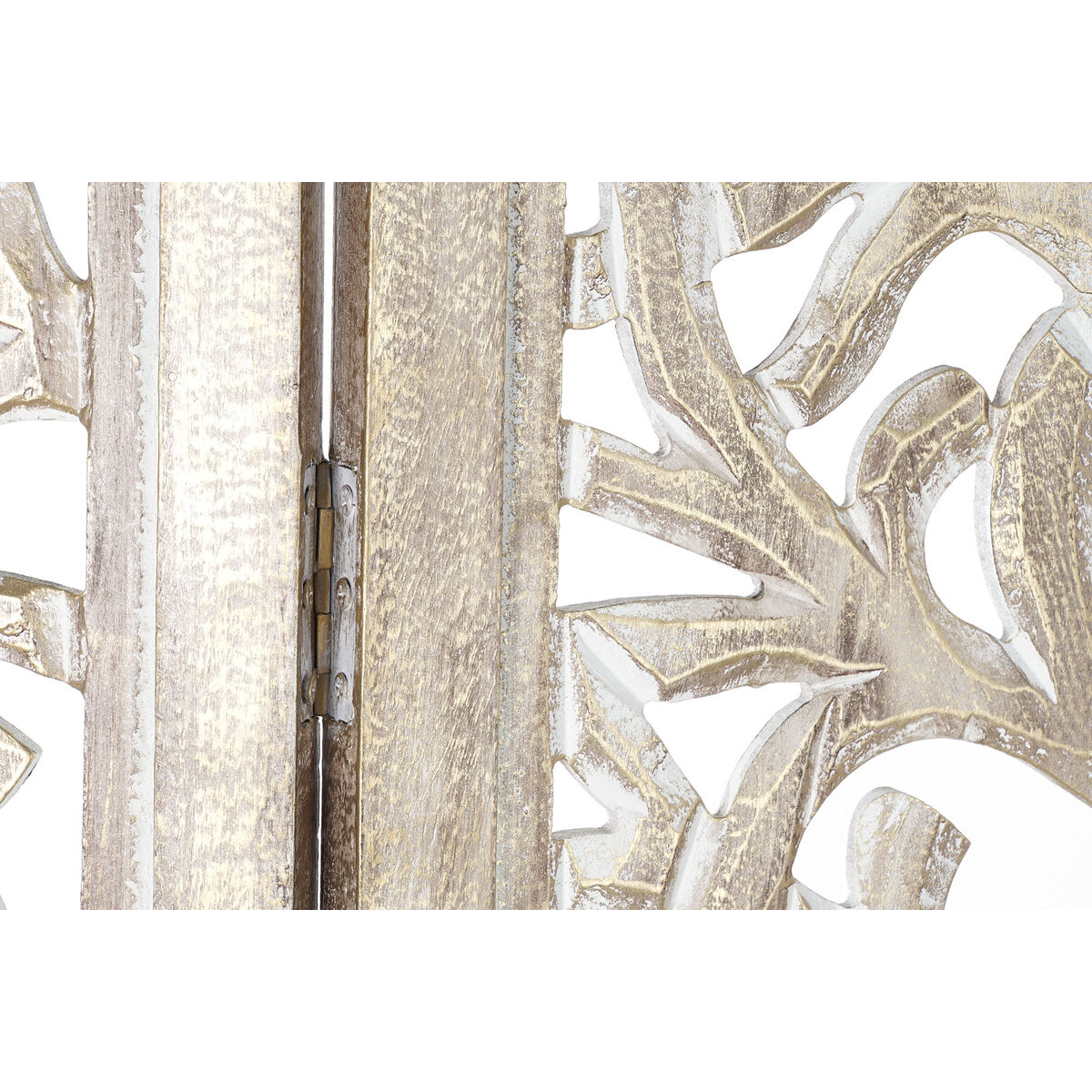 Paravan pliant DKD Home Decor Lemn Lemn de mango 153 x 2,5 x 182 cm