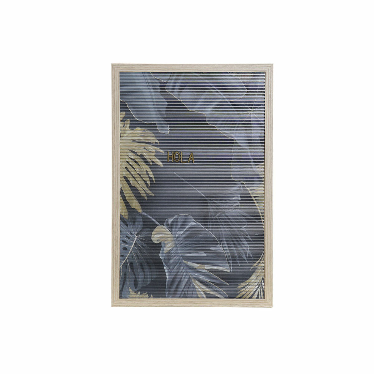 Decorațiune de Perete DKD Home Decor 30 x 1,5 x 45 cm Natural Gri Tropical (2 Unități)