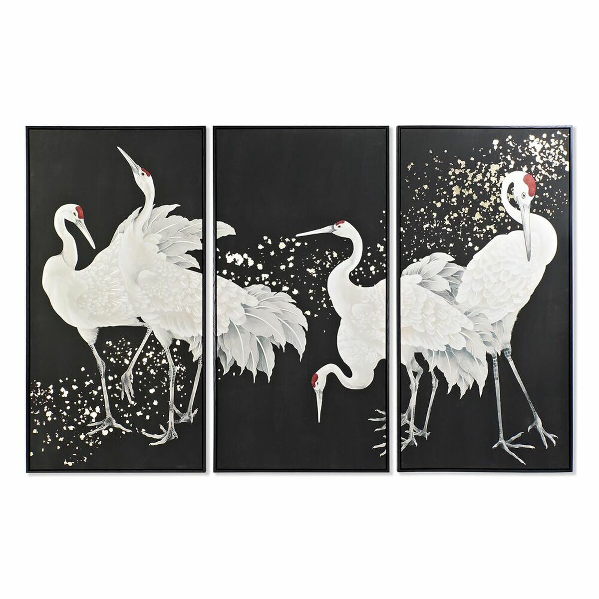 Pânză DKD Home Decor polistiren Pânză 210 x 4 x 140 cm (3 Piese)