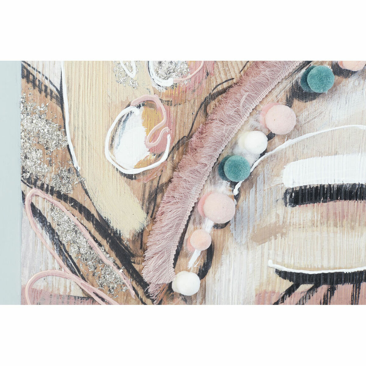 Pânză DKD Home Decor Pin Pânză 90 x 3,7 x 90 cm