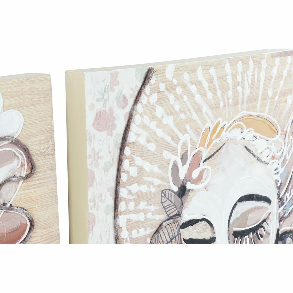 Pânză DKD Home Decor Pin Pânză 60 x 3,7 x 120 cm