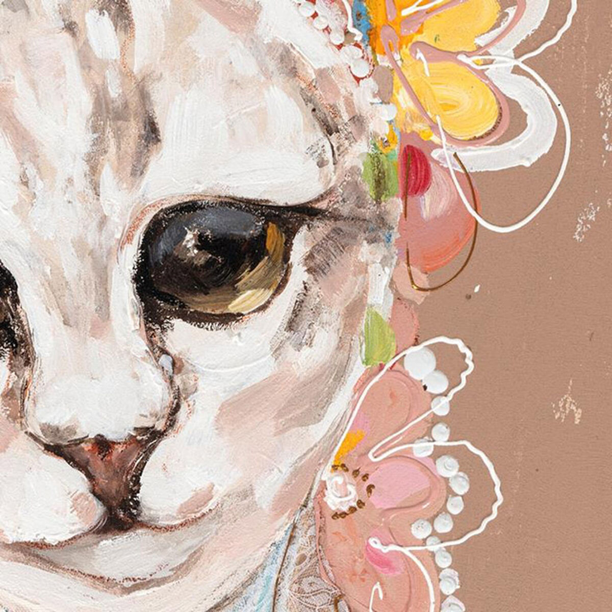 Pânză DKD Home Decor Pin Pânză 90 x 3,7 x 90 cm