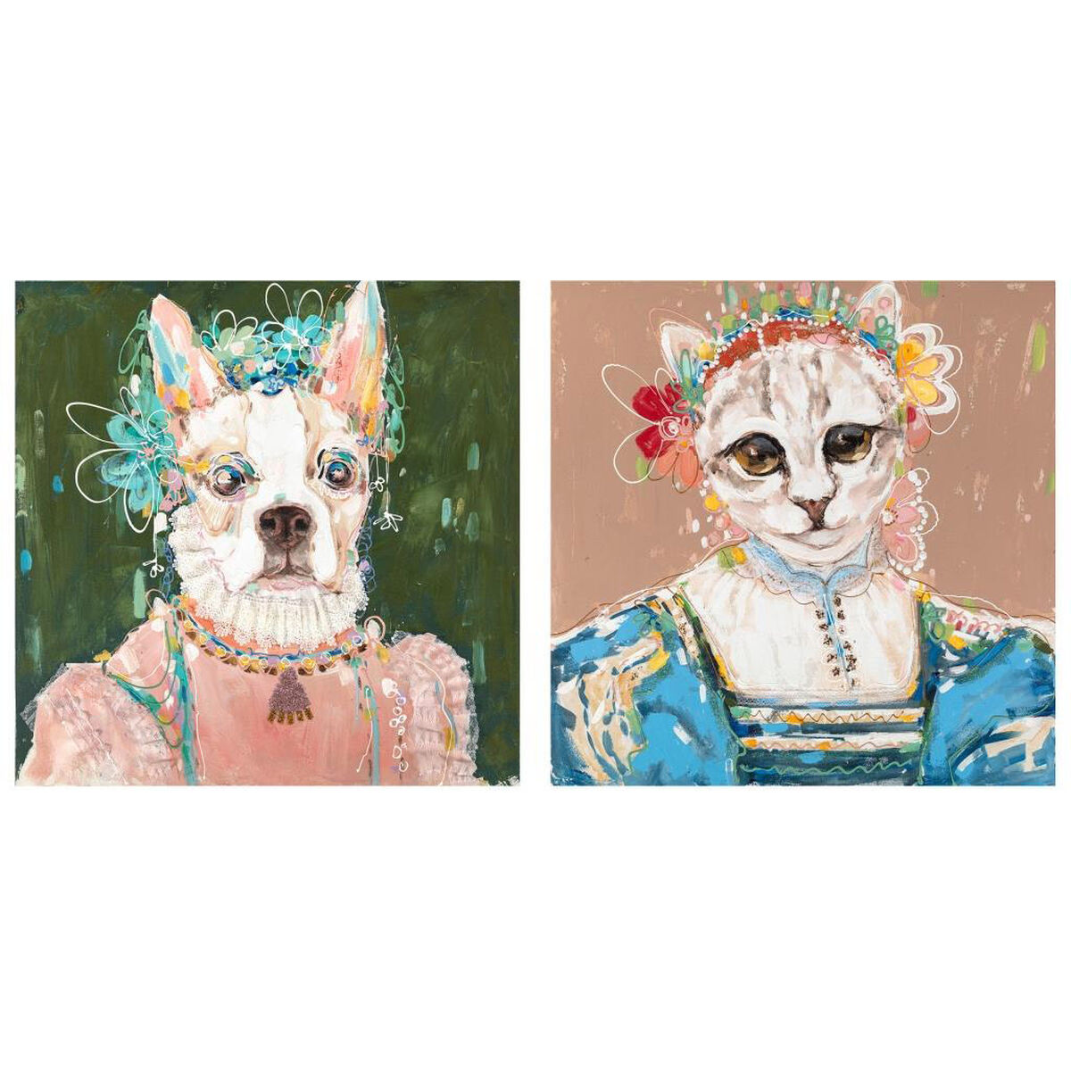 Pânză DKD Home Decor Pin Pânză 90 x 3,7 x 90 cm