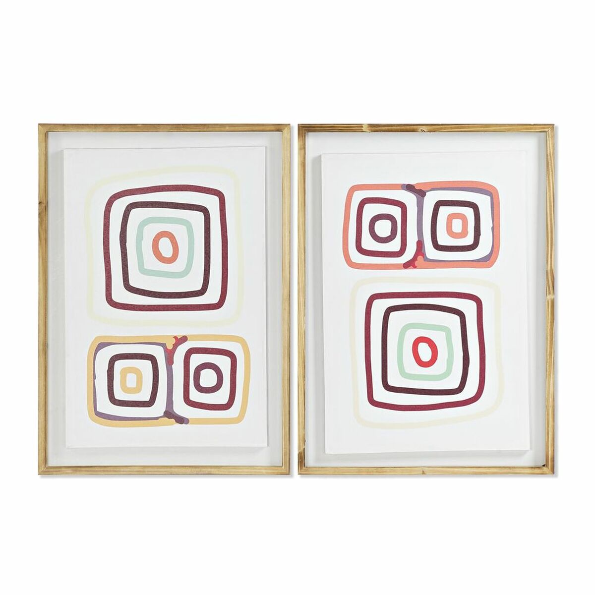 Pânză DKD Home Decor Pin polistiren Pânză 50 x 2,8 x 70 cm