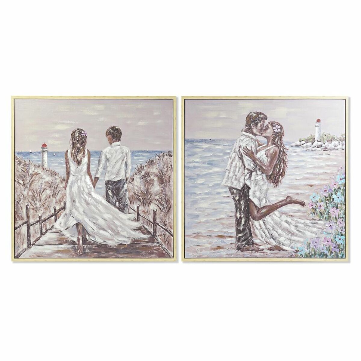 Pânză DKD Home Decor polistiren Pânză 100 x 4 x 100 cm