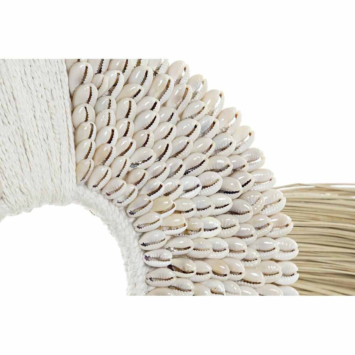 Figură Decorativă DKD Home Decor Natural Negru Fier Iută Etnic (55 x 12 x 53 cm)