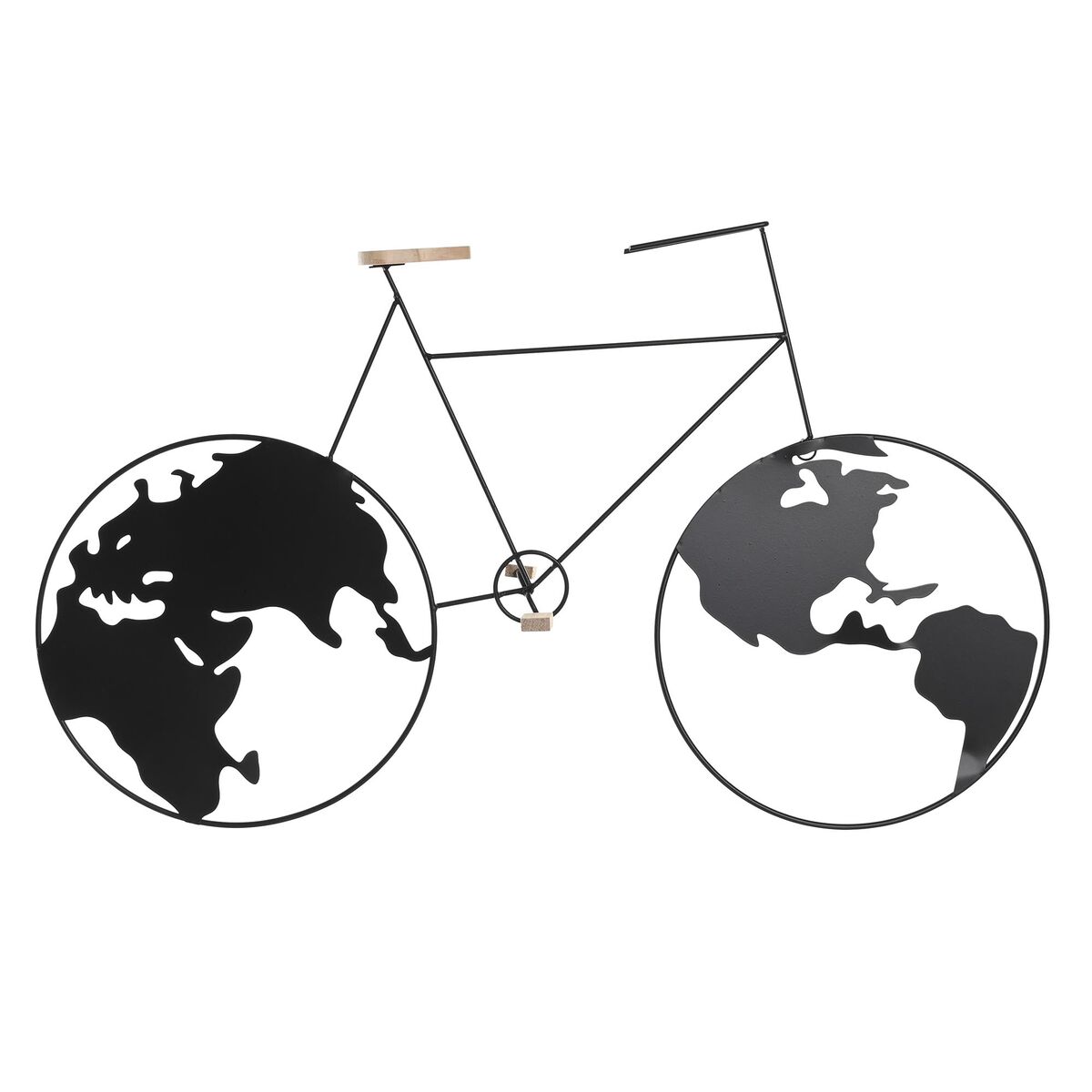Decorațiune de Perete DKD Home Decor Bicicletă Metal (74 x 10 x 43.5 cm) (74 x 10 x 43,5 cm)